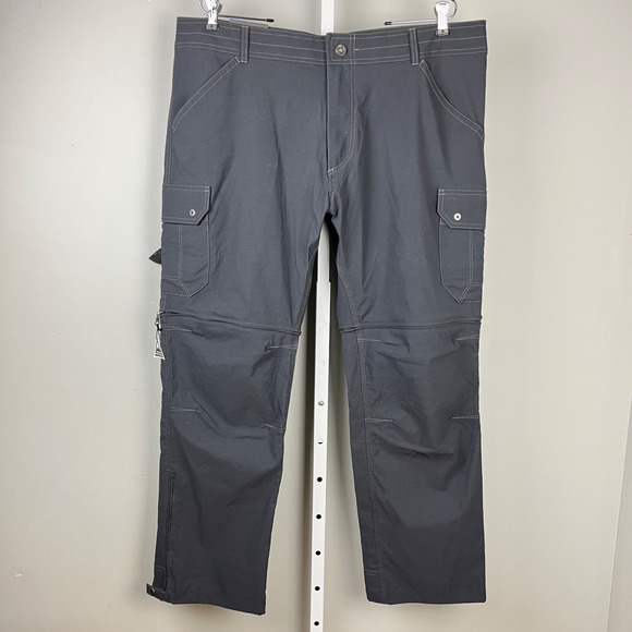 Kuhl Renegade Convertible Pants Mens 40x30‎ Dark Gray Hiking Outdoors NWOT - Picture 2 of 7